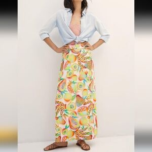 FARM Rio fruits maxi skirt